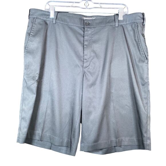 Nike Gold Mens Shorts Black Dri Fit Tour Performance Flat Front Stretch 38 - Picture 1 of 12